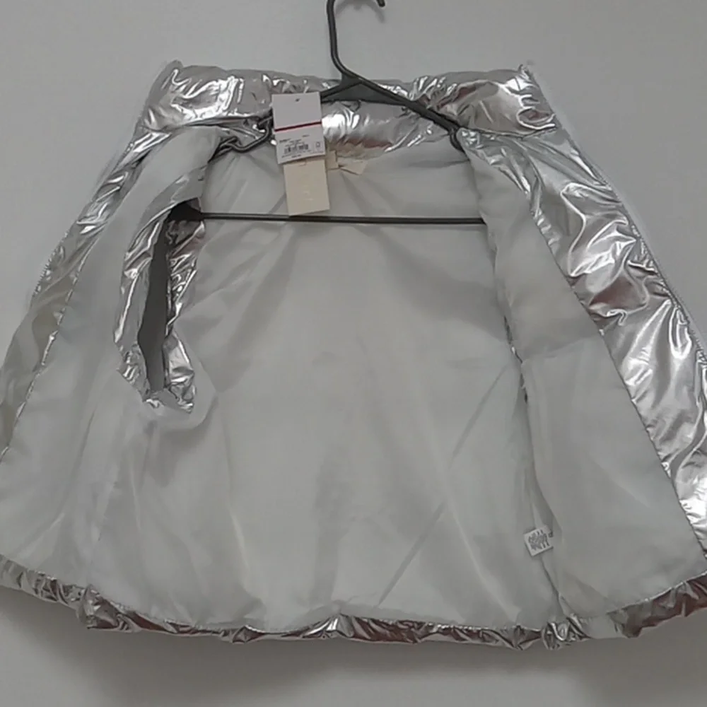 Madden Girl Metallic Silver Vest - Picture 4 of 4